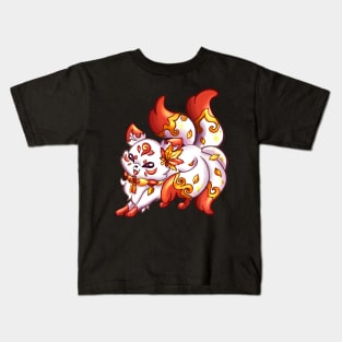 Autumn Kitsune Kids T-Shirt